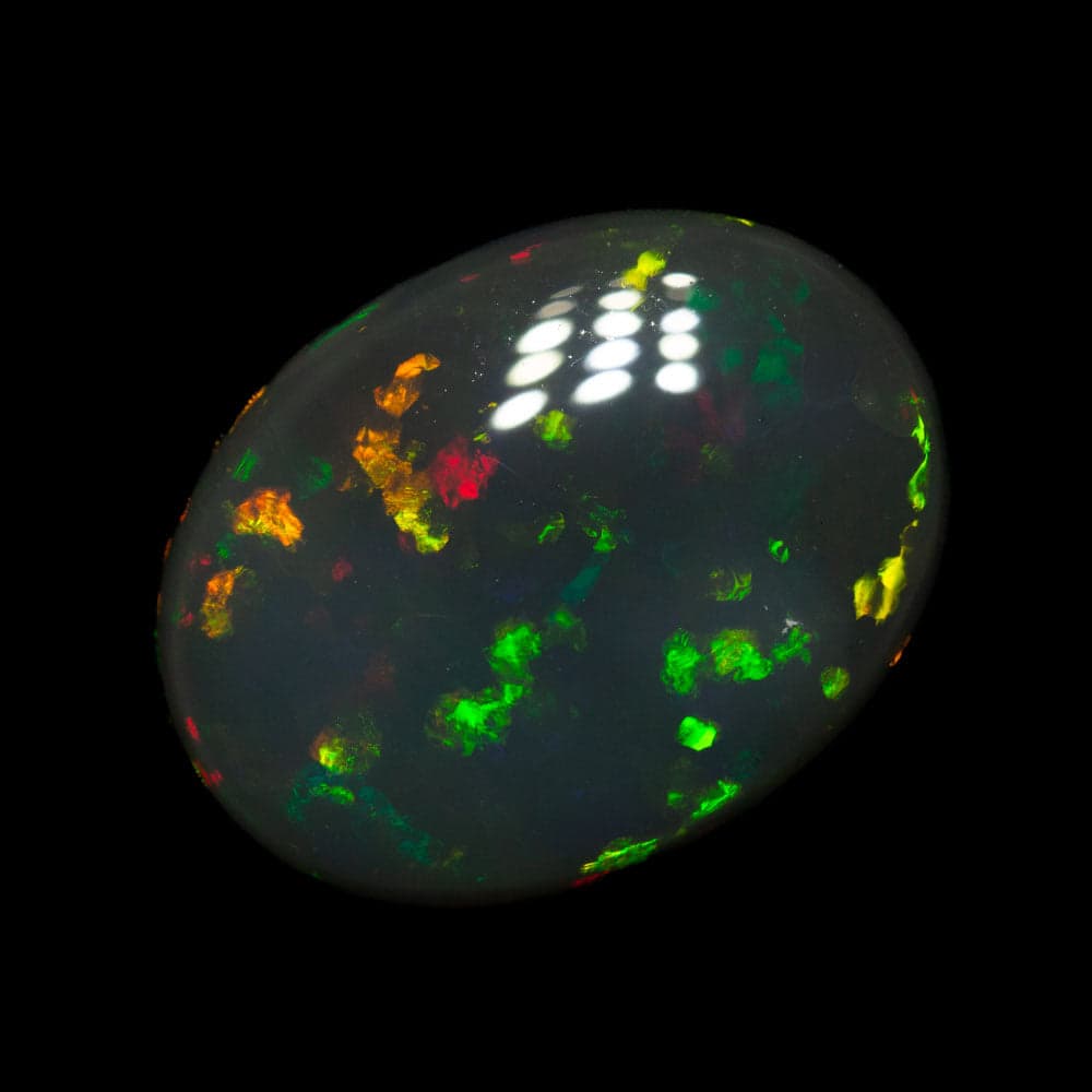 Natural Certified Black Opal