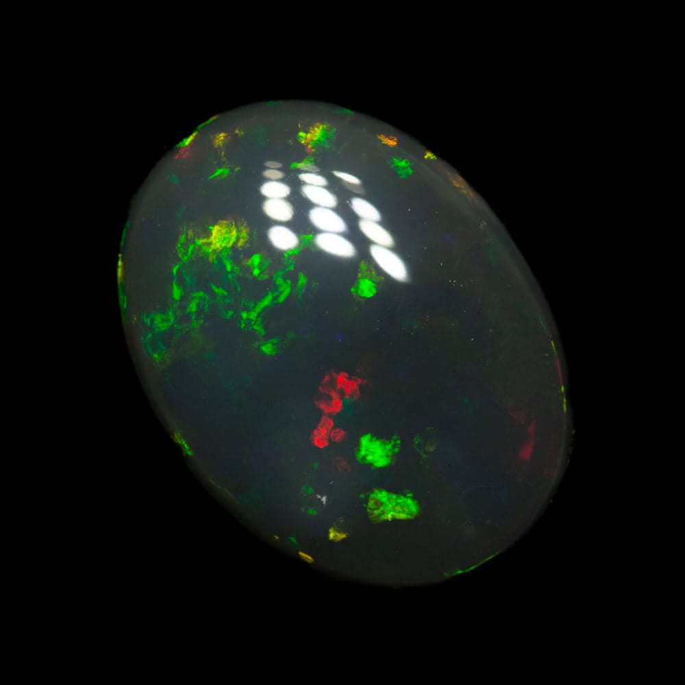 Natural Certified Black Opal photo 2