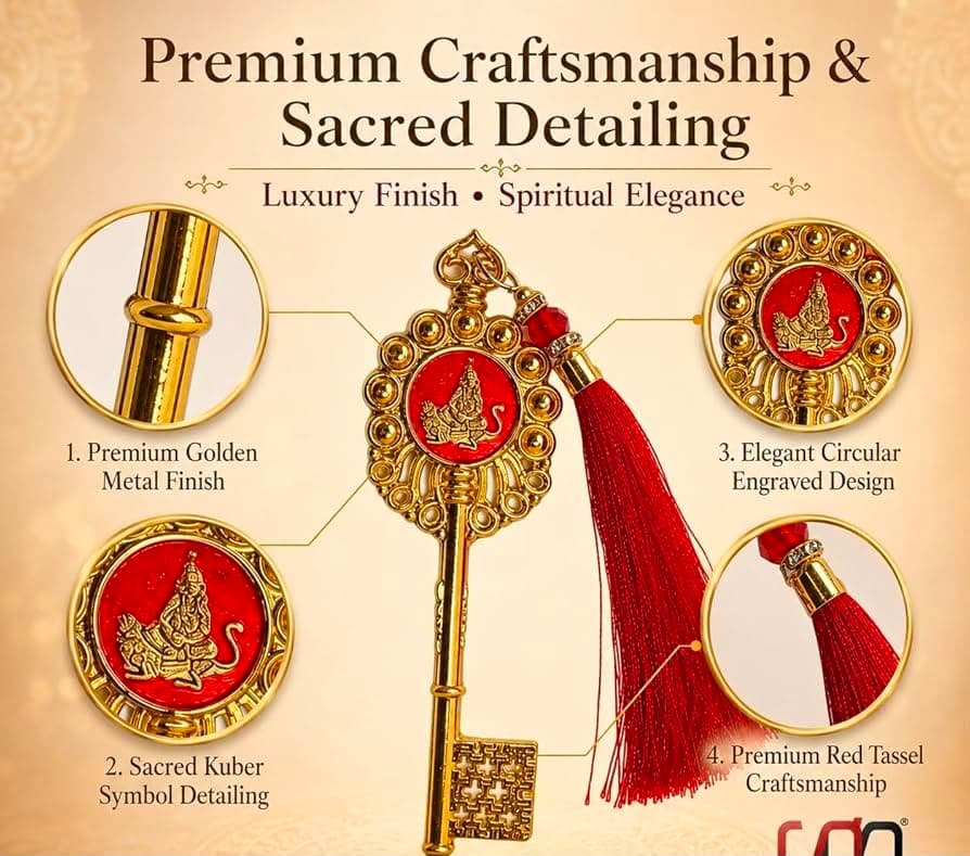 Kuber Chabi (Kubera Key) – Premium Vastu & Feng Shui Wealth Key photo 3