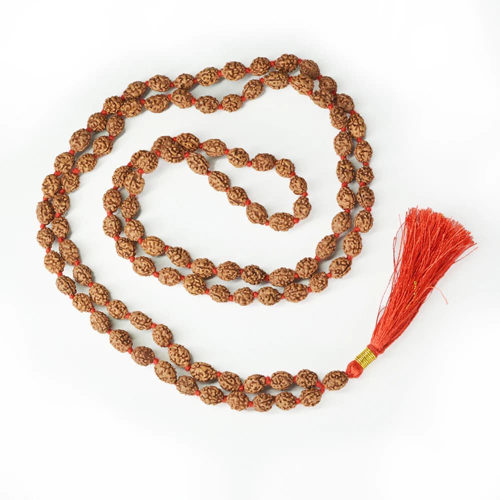 3 Mukhi Japa Rudraksha Mala